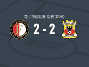 费耶诺德2-2前进之鹰,泽奇埃尔破门,S-西于尔达尔松扳平